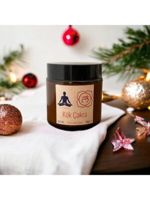Kök Çakra Için Doğal Aroma Terapi Mumu